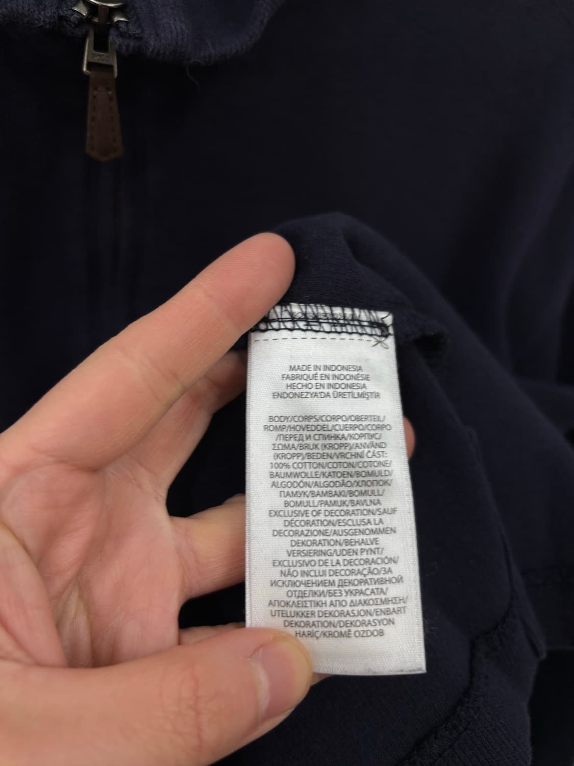 폴로랄프로렌 반집업 니트 상품이미지5