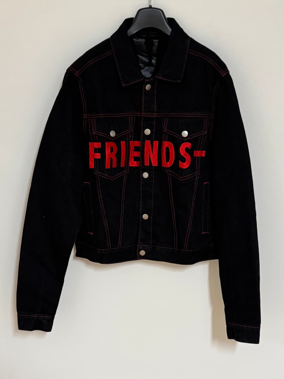 VLONE 브이론 프렌즈 데님 자켓 미판 M사이즈 상품이미지2