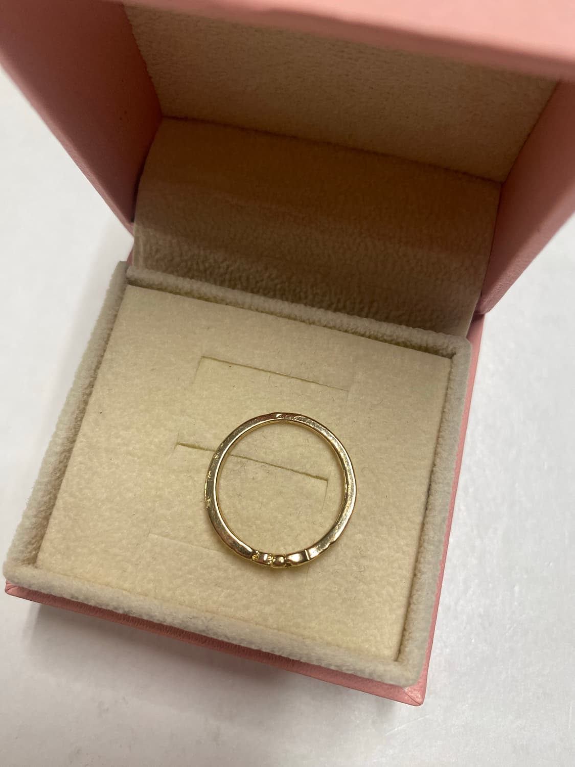 Love 레터링 골드색상 반지 상품이미지2