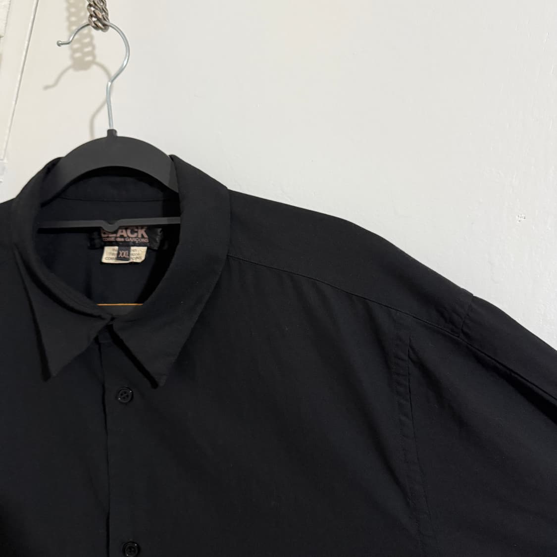 꼼데가르송 블랙 롱 셔츠 상품이미지3