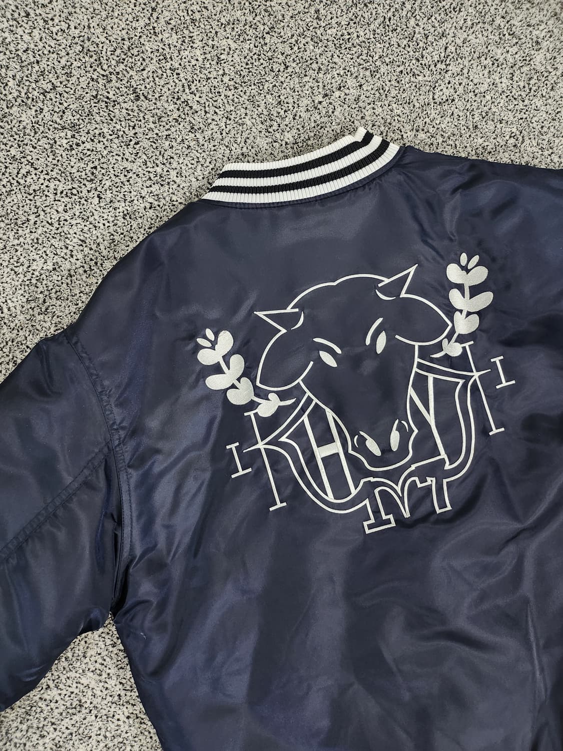 네이비 스트릿 로고 점퍼  상품이미지8