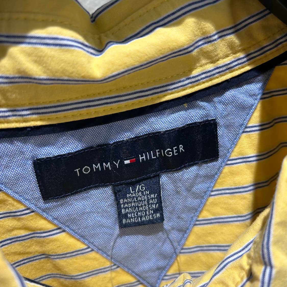 Tommy Hilfiger Logo Stripe Shirts 상품이미지9