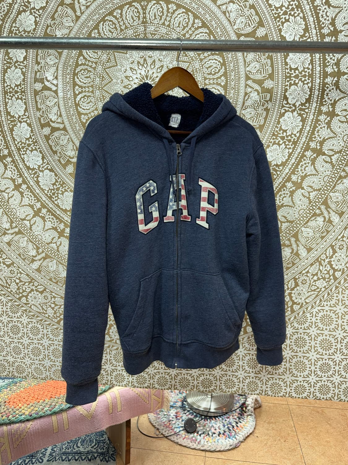 갭 성조기 기모 후드집업  상품이미지3