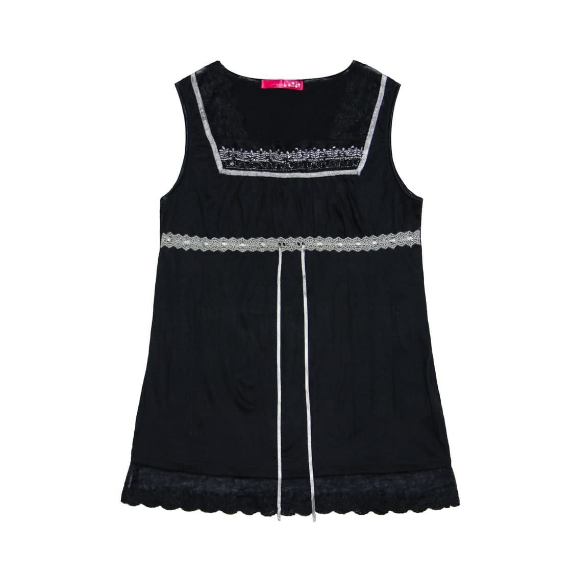 Lace Point sleeveless 상품이미지1