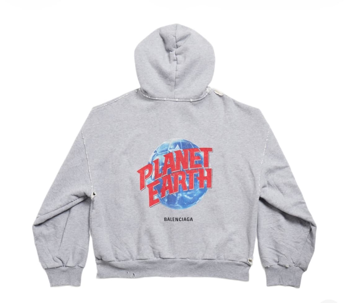 발렌시아가 플래닛어스 후드집업 상품이미지2