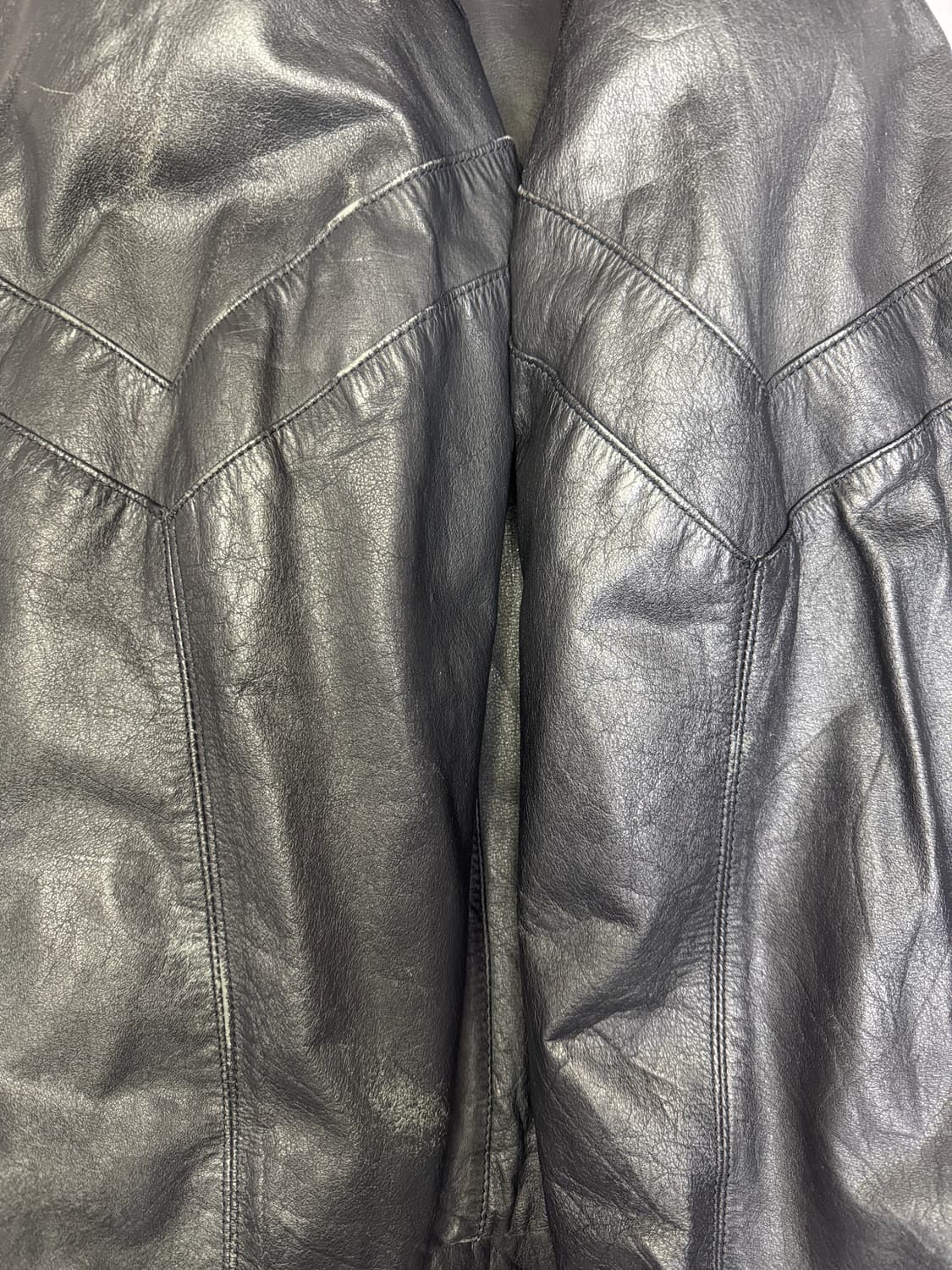 빈티지 레더 블루종 소가죽 자켓 M 상품이미지9