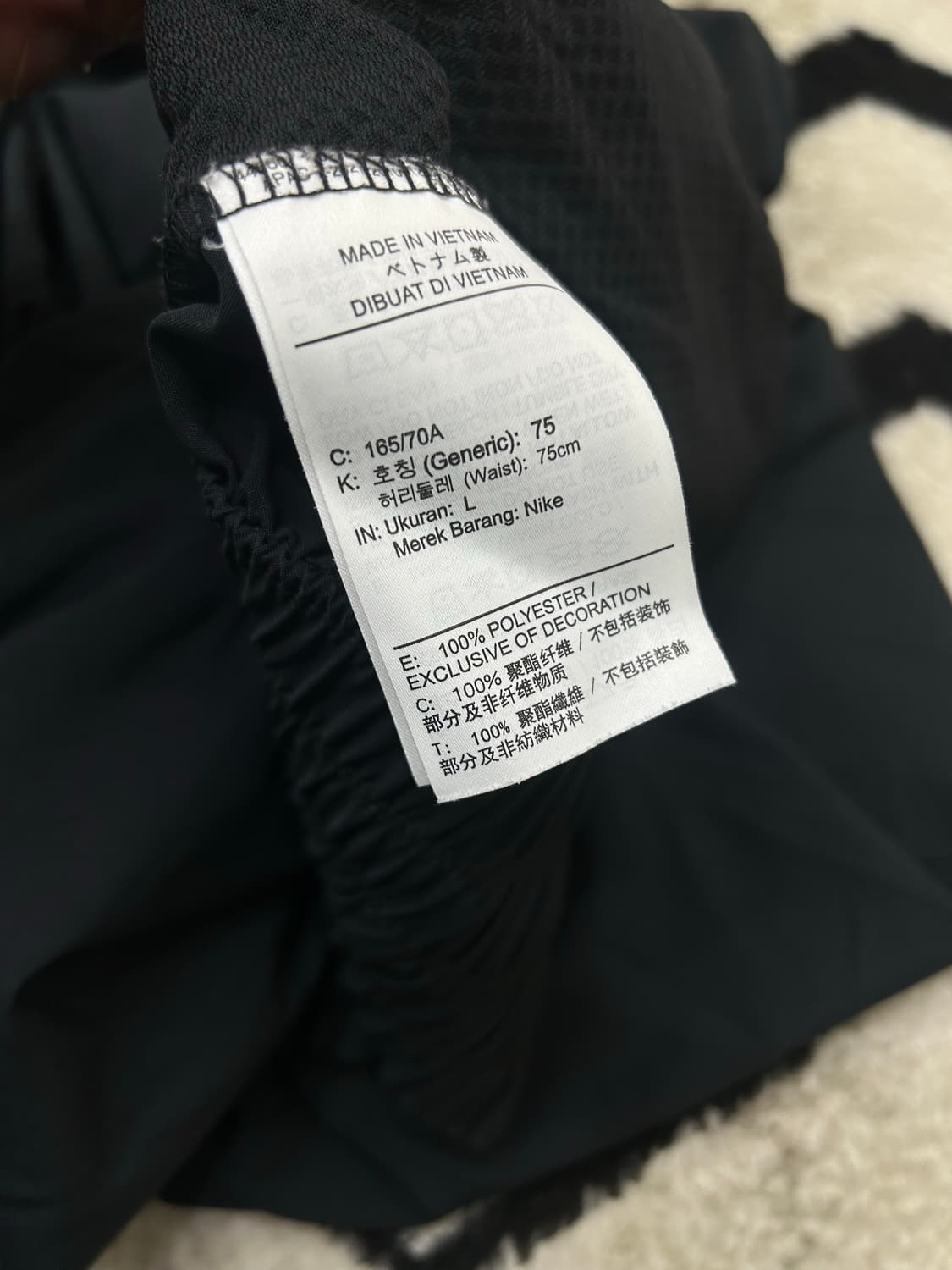 [L]나이키 하이웨스트 드라이핏 팬츠/블랙 상품이미지5