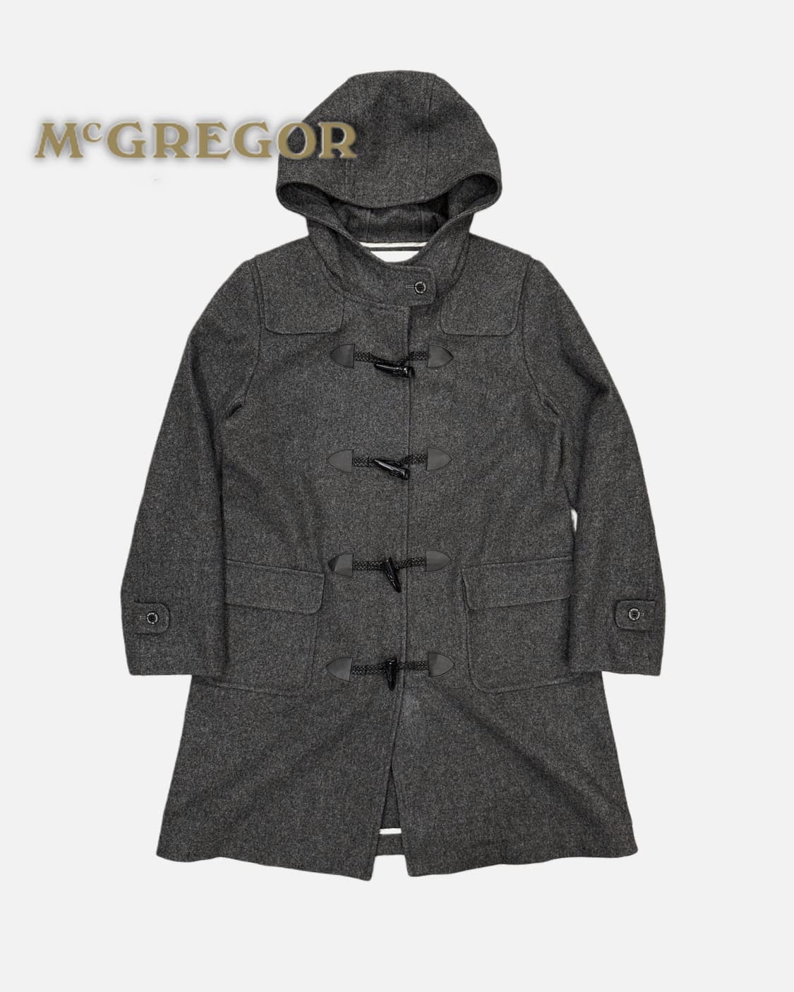 MCGREGOR navy label wool duffle coat 상품이미지1