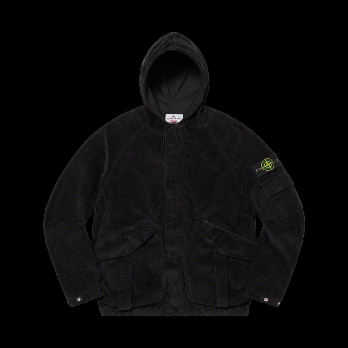 구해요) 슈프림 스톤아일랜드 코듀로이 자켓 블랙 M 상품이미지1