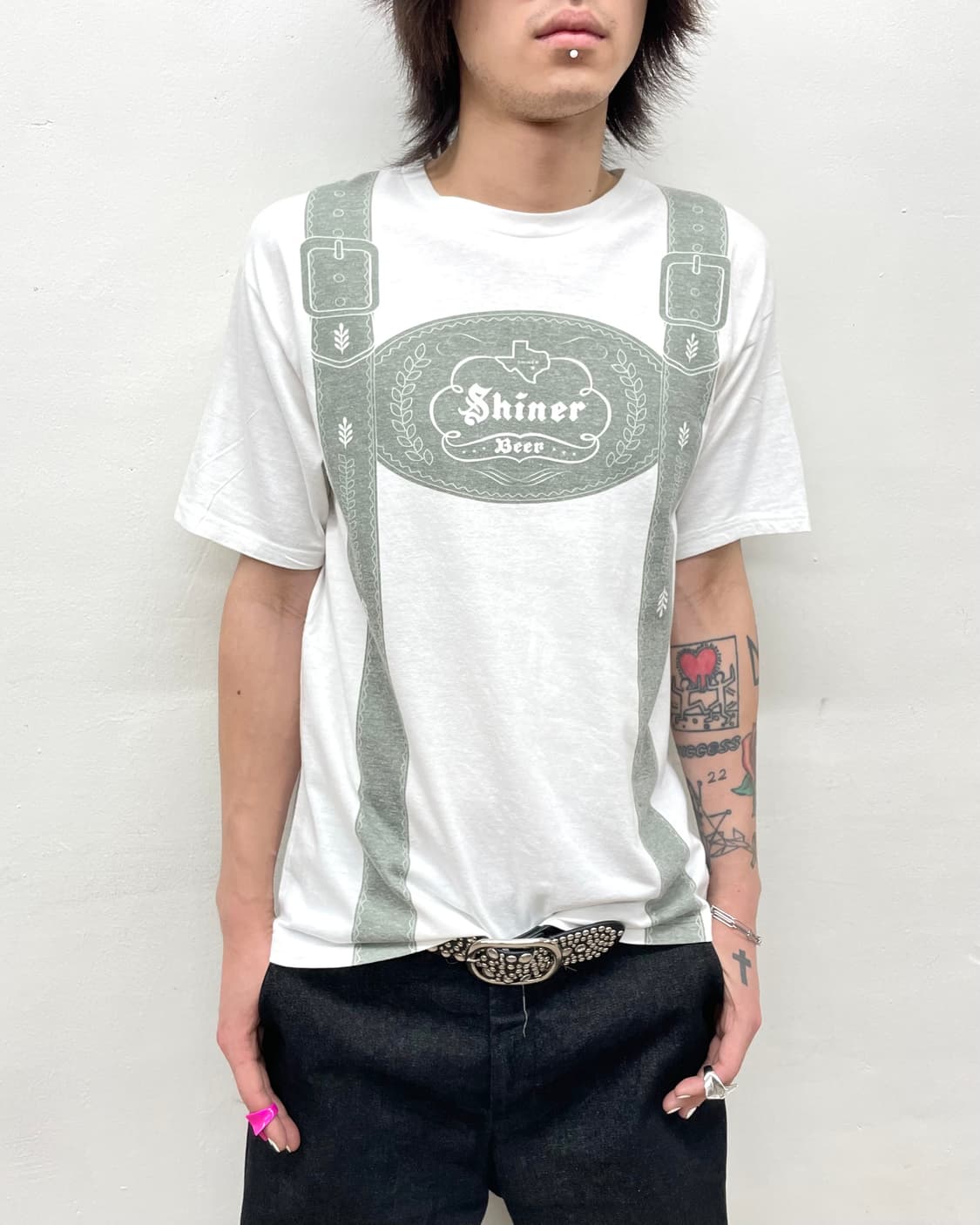 Suspender Belt Printed T-Shirt  상품이미지3