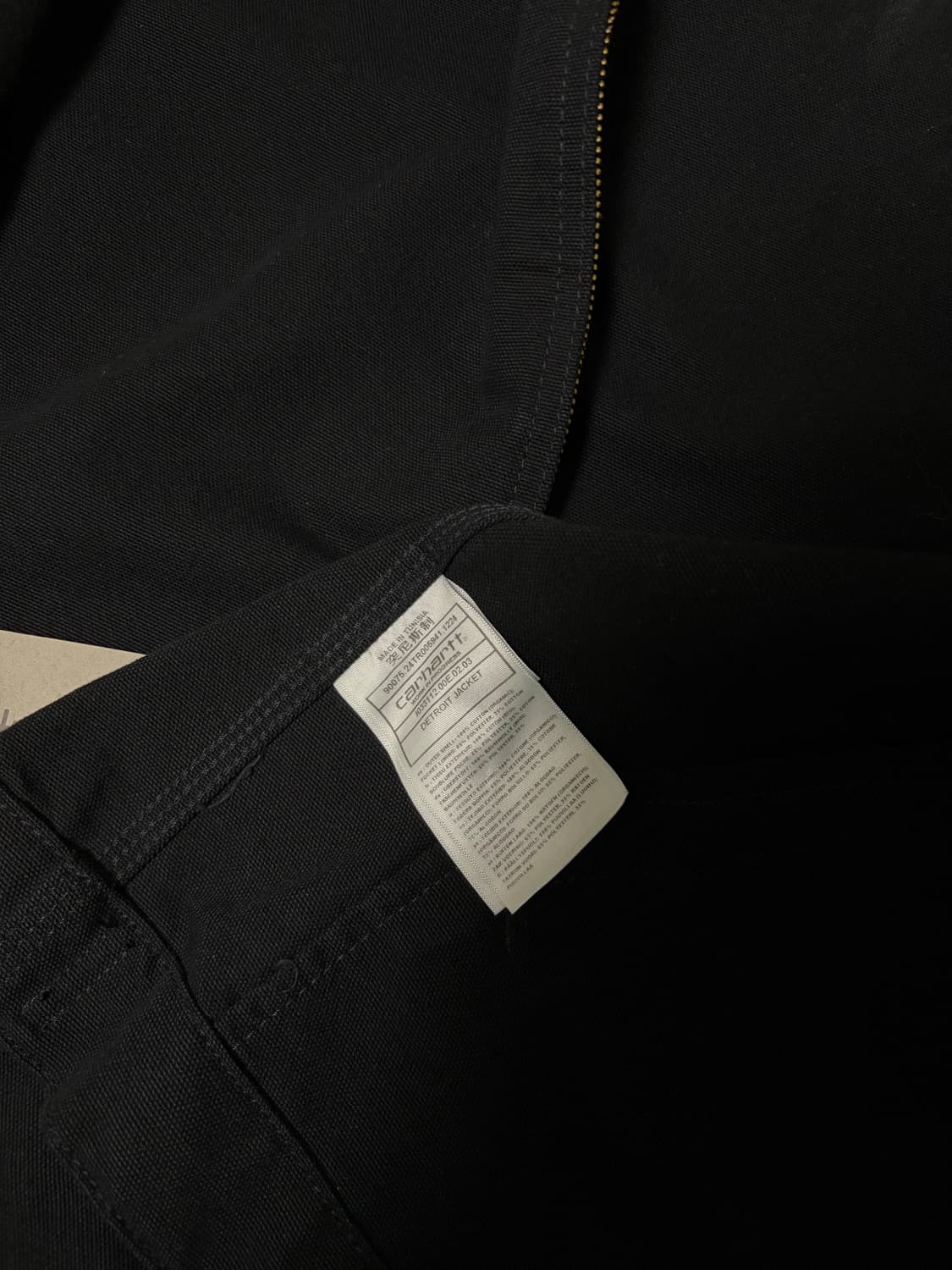 [L]칼하트wip 디트로이트 자켓 블랙 판매합니다. 상품이미지5