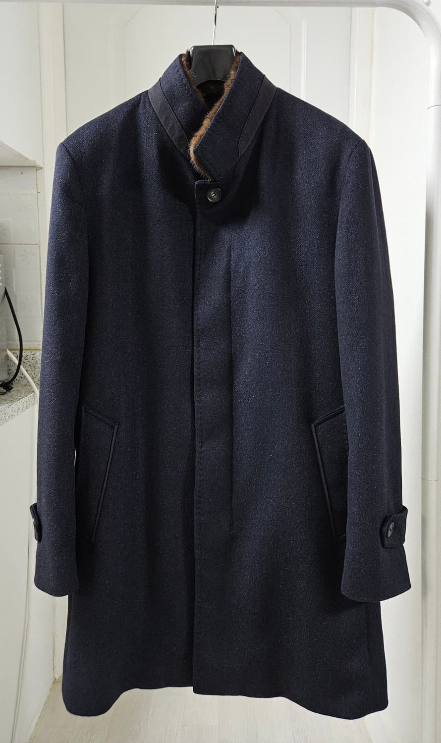 바쏘 캐시미어 100% 밍크 내피 코트 100 상품이미지1