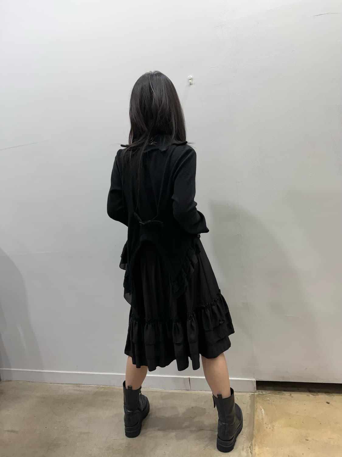 오즈온 고딕 밴딩 디테일 프릴 스커트 상품이미지9