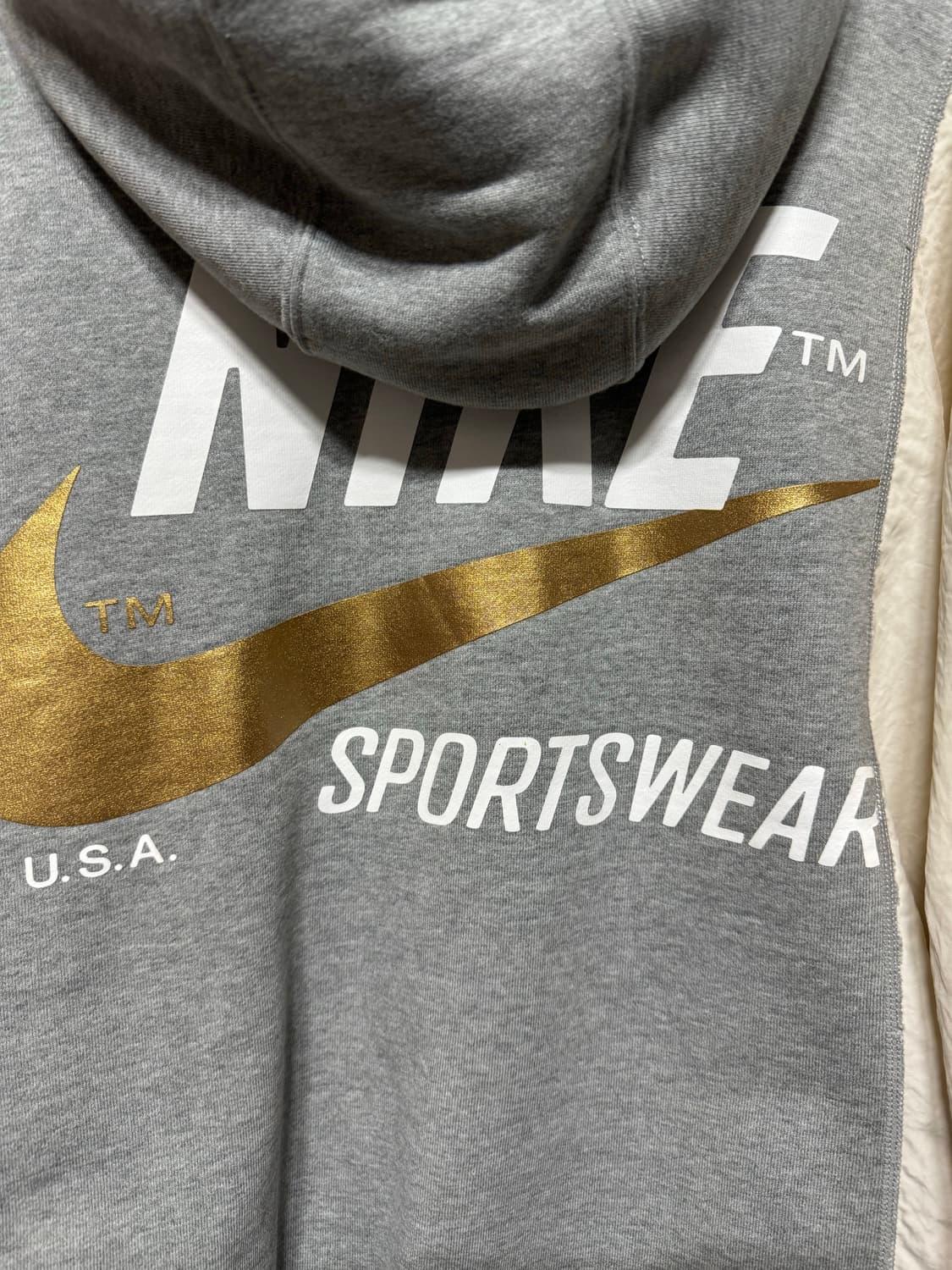 L 나이키 BRS 다크그레이 헤더 후드티 상품이미지7