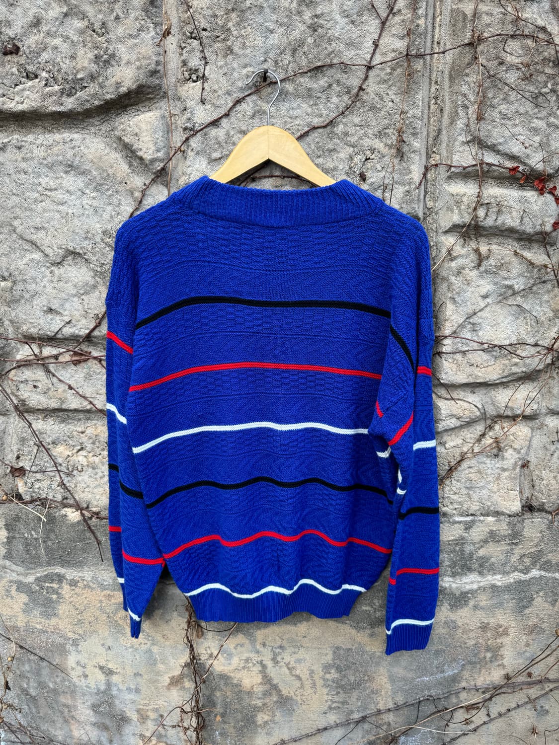 90s 아메리칸 프라이드 빈티지 아크릴 스트라이프 니트 m 상품이미지2