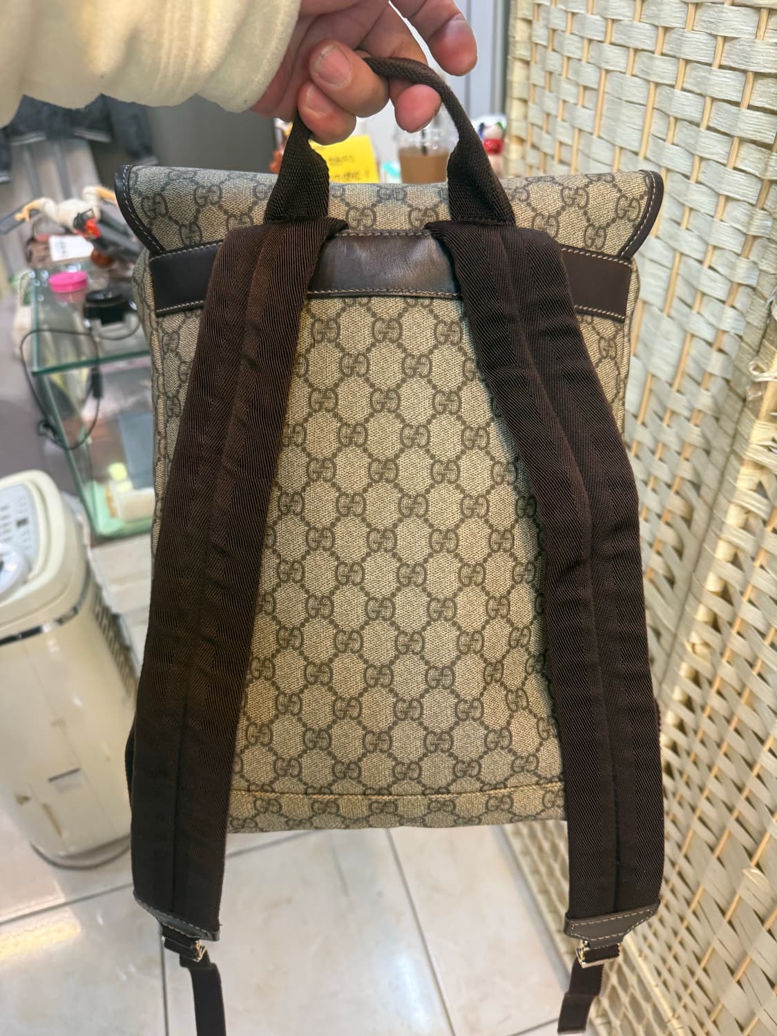 정품 구찌 수프림 백팩 팝니다 상품이미지4