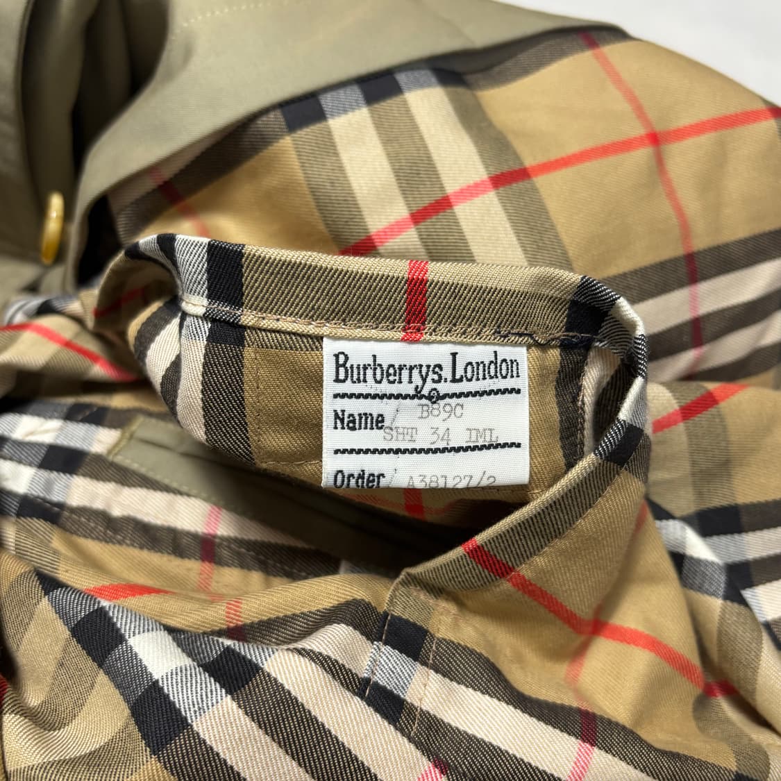 버버리 베이지 트렌치 코트 상품이미지6