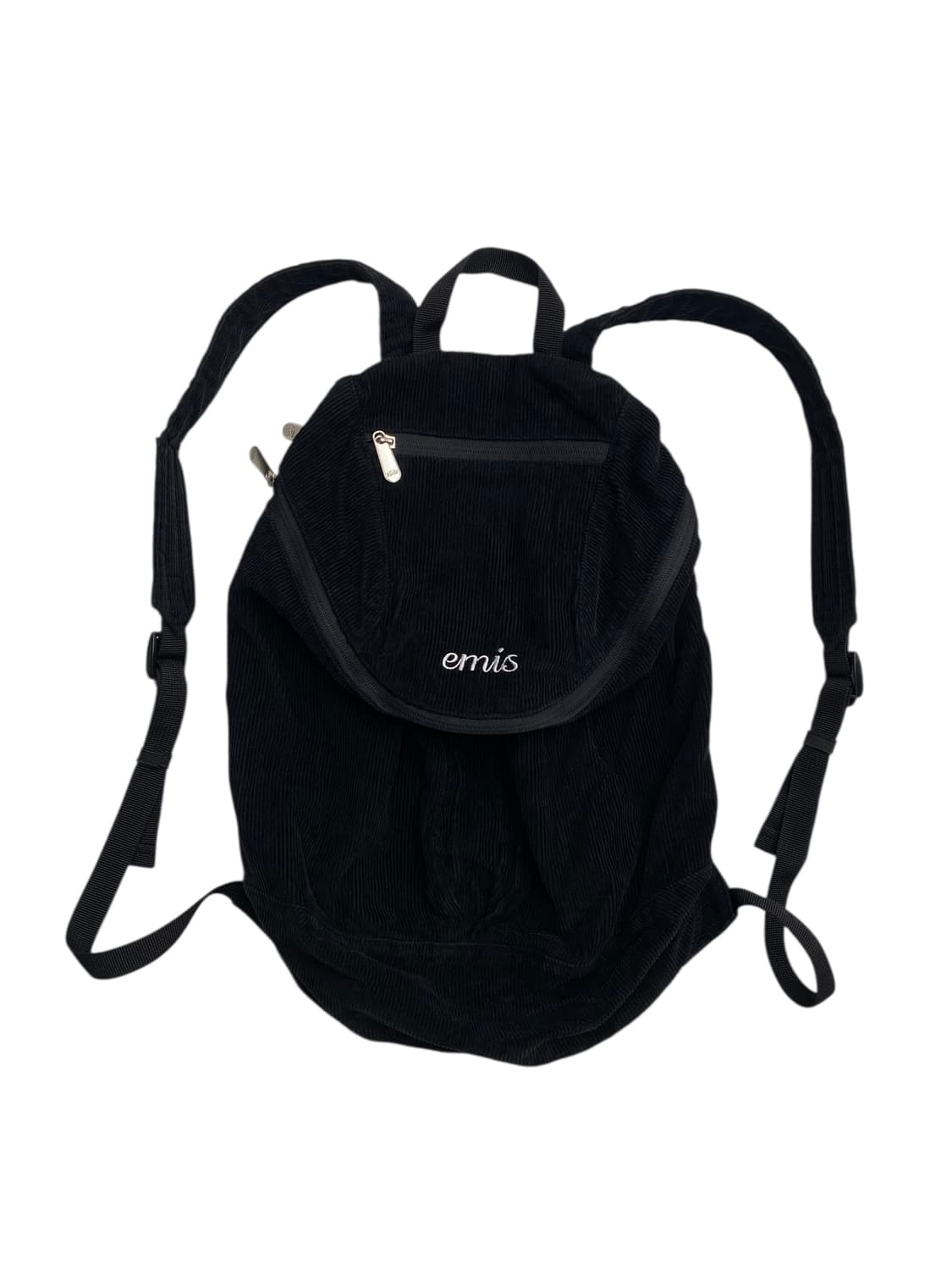 이미스 코듀로이 블랙백팩 상품이미지1