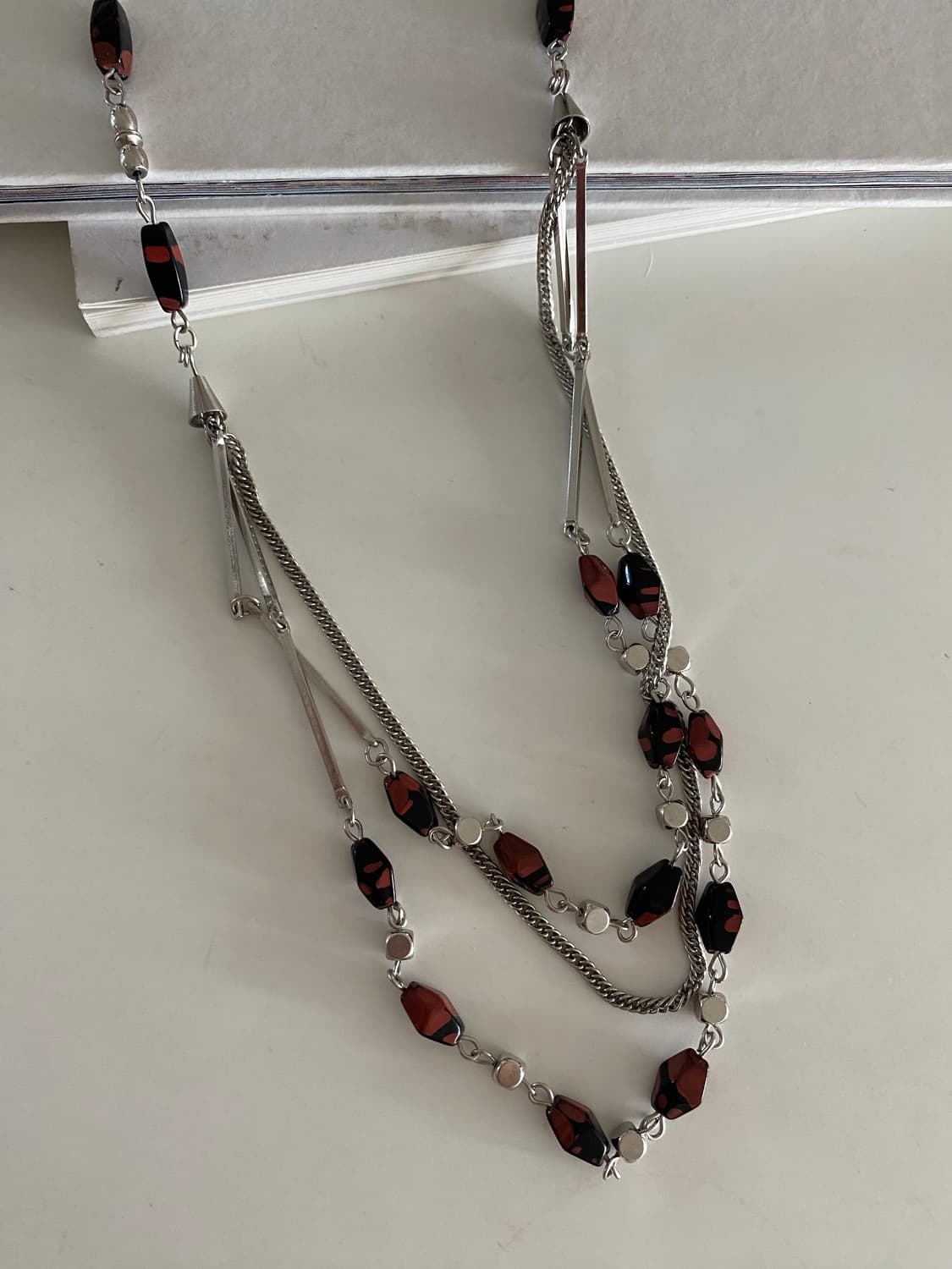 빈티지 멀티 체인 네크리스 상품이미지3