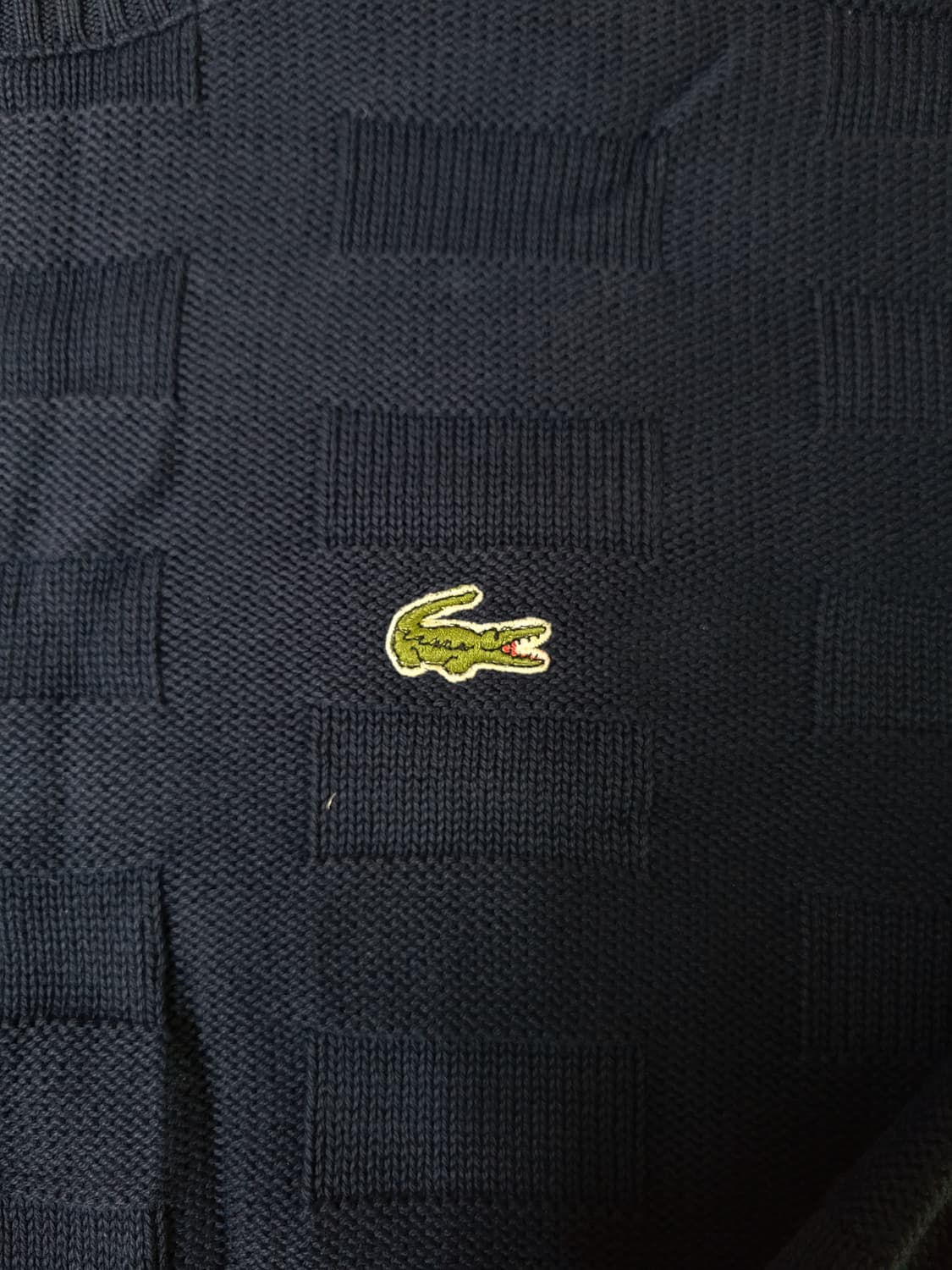 90년대 빈티지 라코스테 네이비 니트 상품이미지3