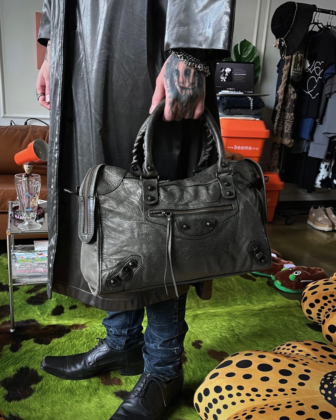 2000s BALENCIAGA 2-Way Le City Army Bag 상품이미지2