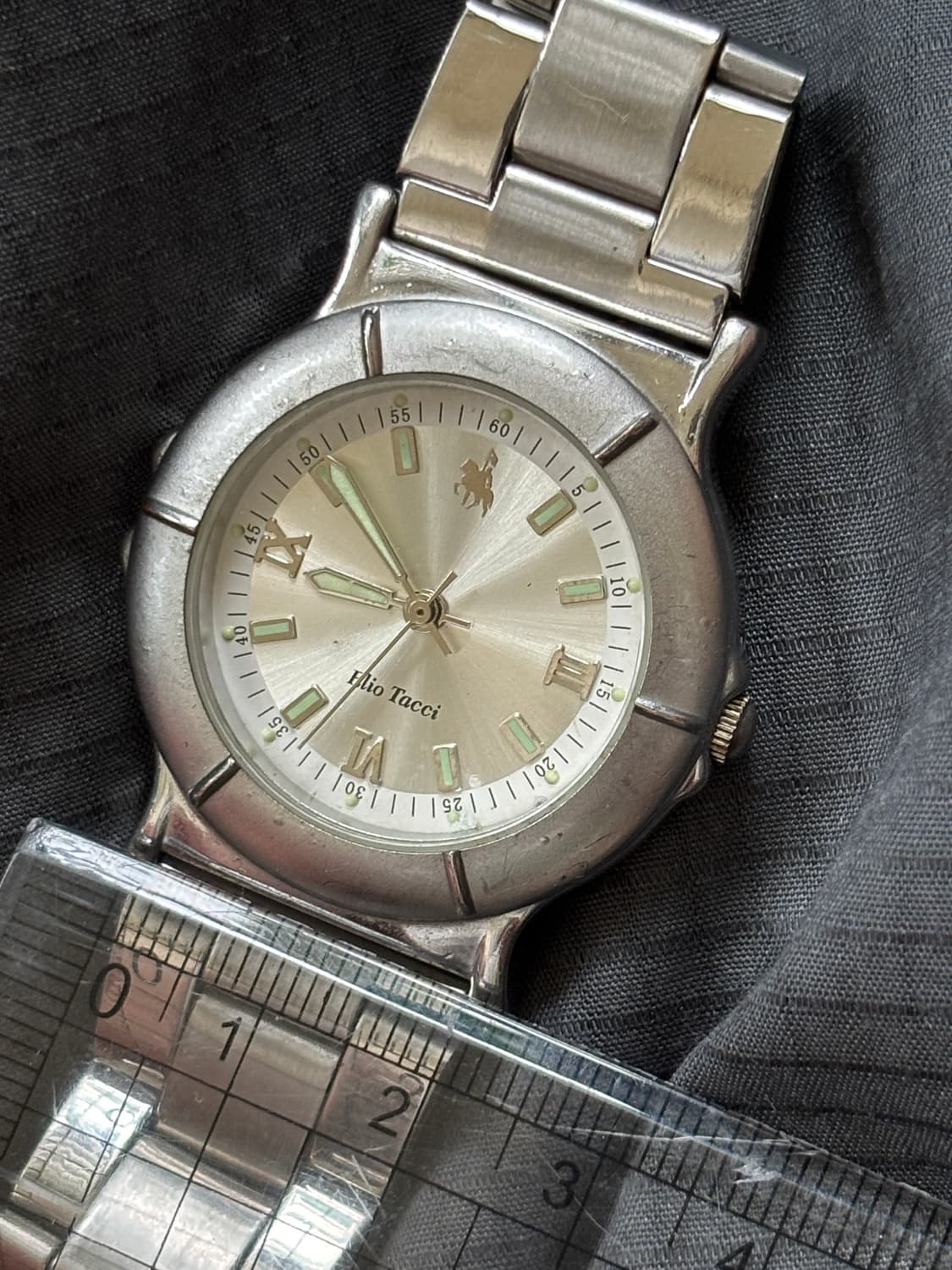 vintage elio tacci metal watch  상품이미지9