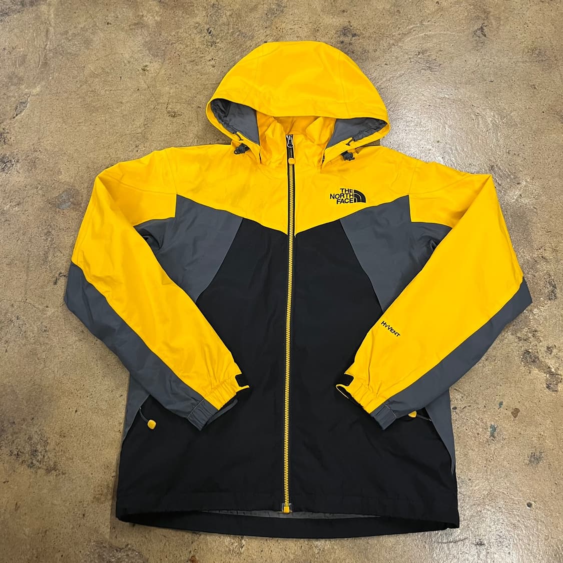 [정품/XS] 노스페이스 HYVENT 바람막이 옐로우 블랙 b10 상품이미지2