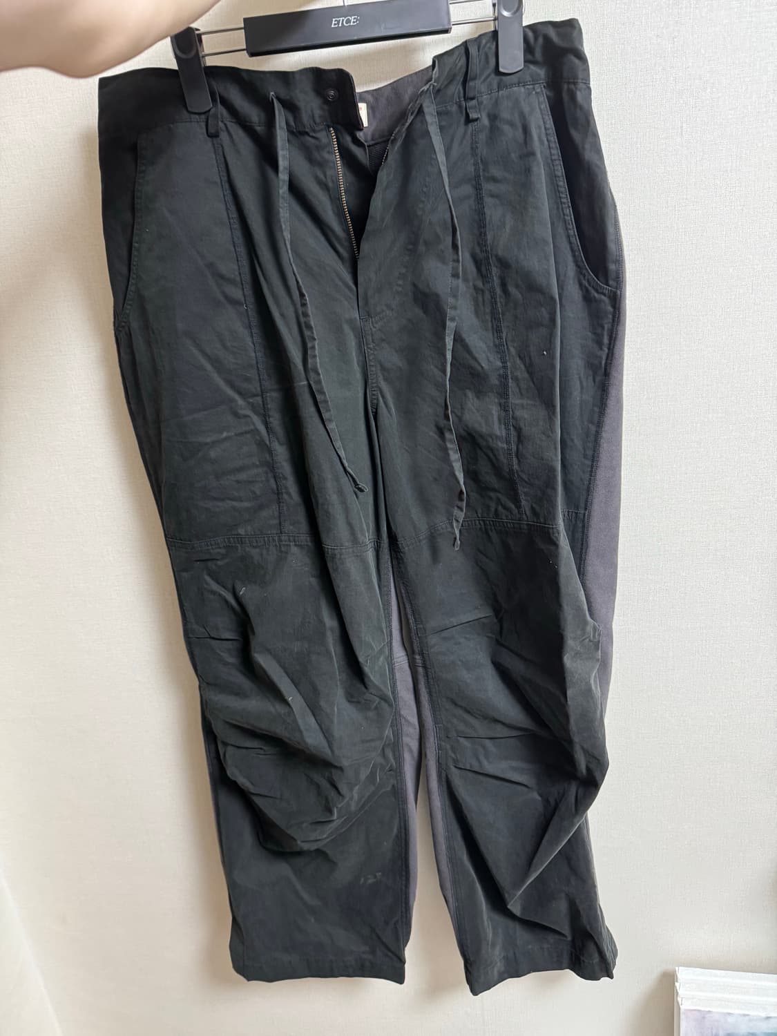 ETCE MIXED LOUNGE PANTS (BLACK) XL 상품이미지1