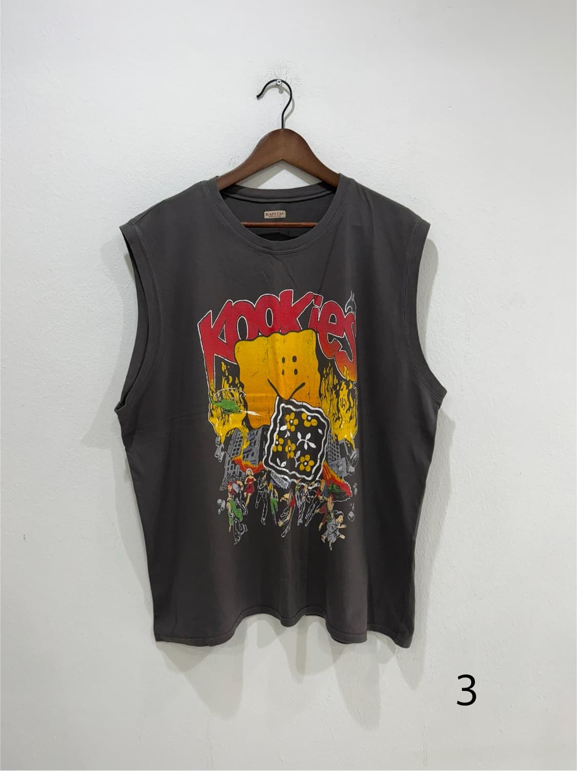 KAPITAL — 20 Jersey Sleeveless Big T 상품이미지1