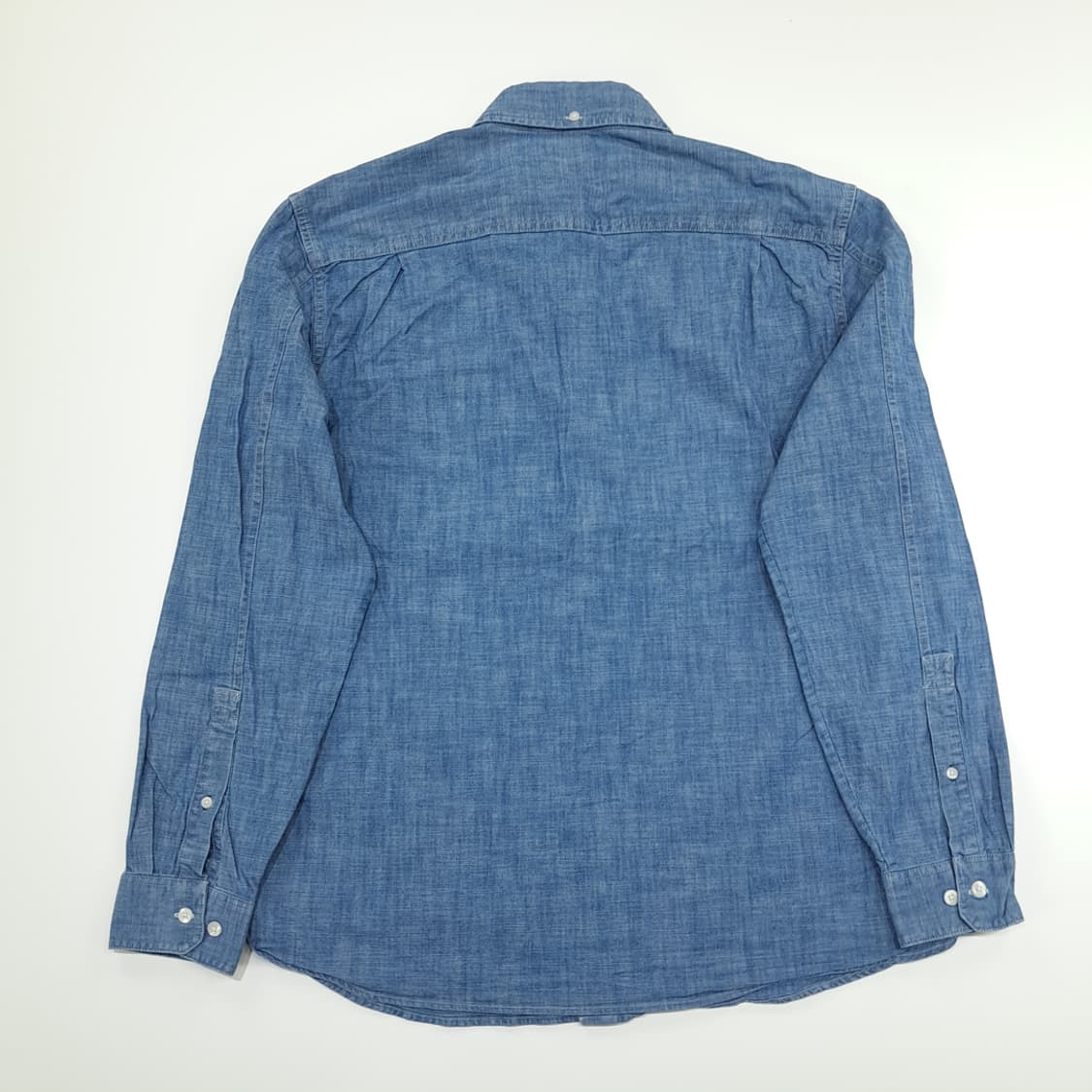 CN813 M 엘엘빈 샴브레이 긴팔 셔츠 남방 상품이미지10