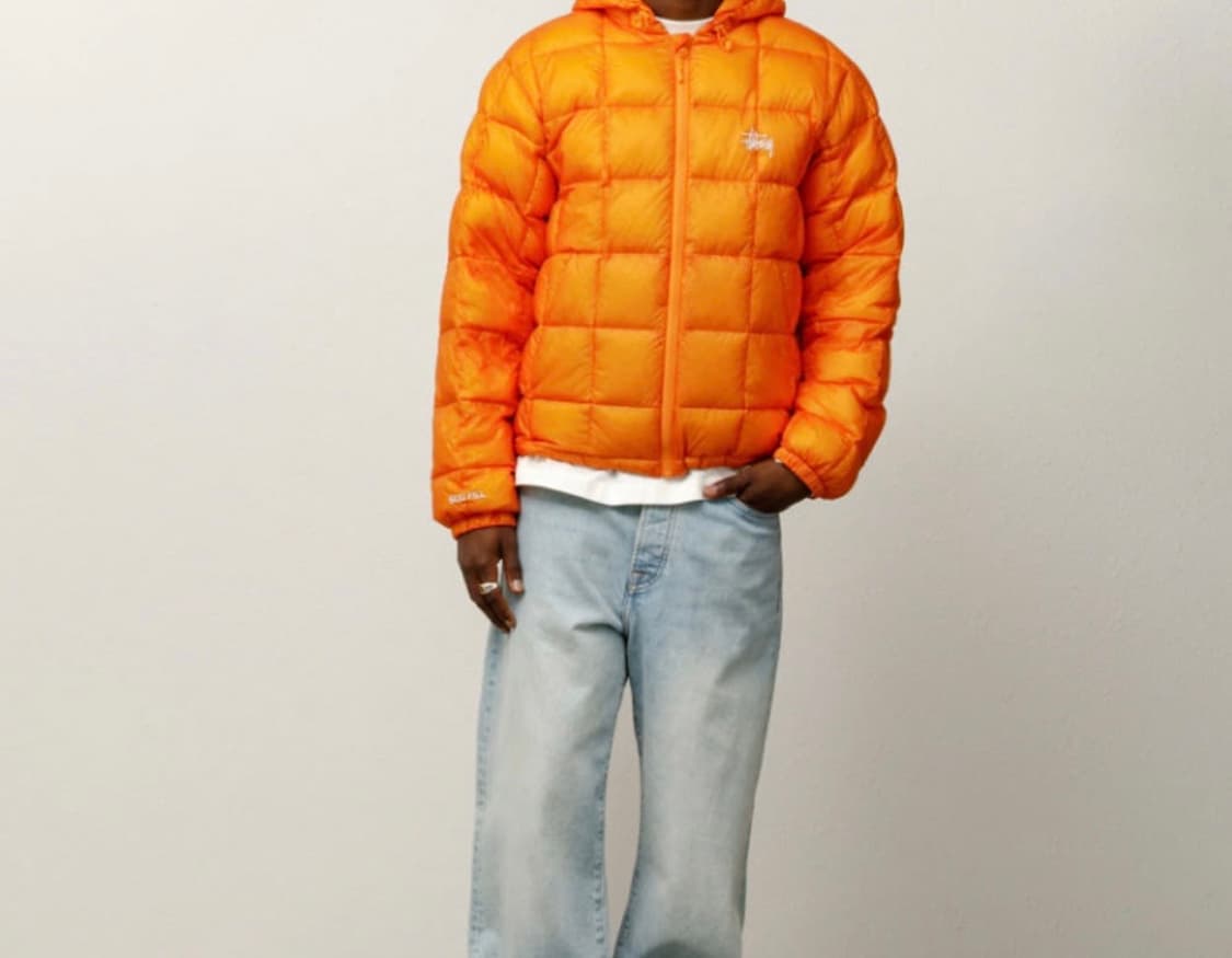 스투시 경량 미드웨이트 후드 푸퍼자켓 교환 상품이미지1