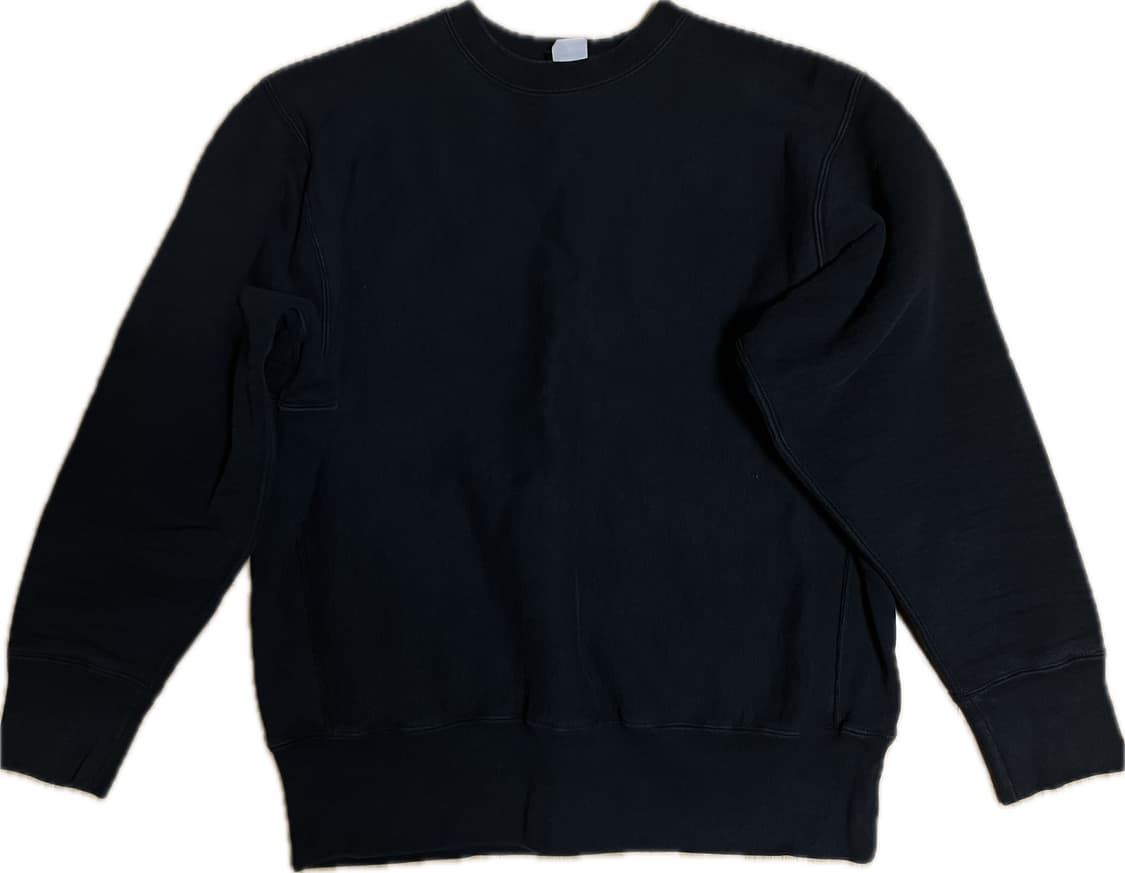 빈티지 캠버 스웻셔츠 블랙 (90/10) 상품이미지1