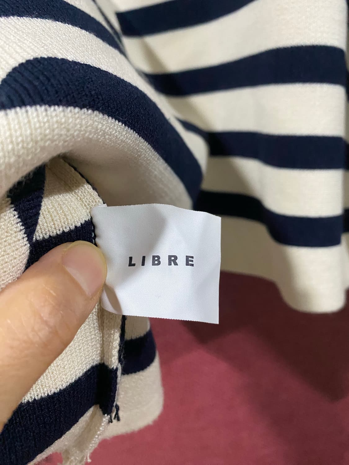 LIBRE 스트라이프 가디건 상품이미지7