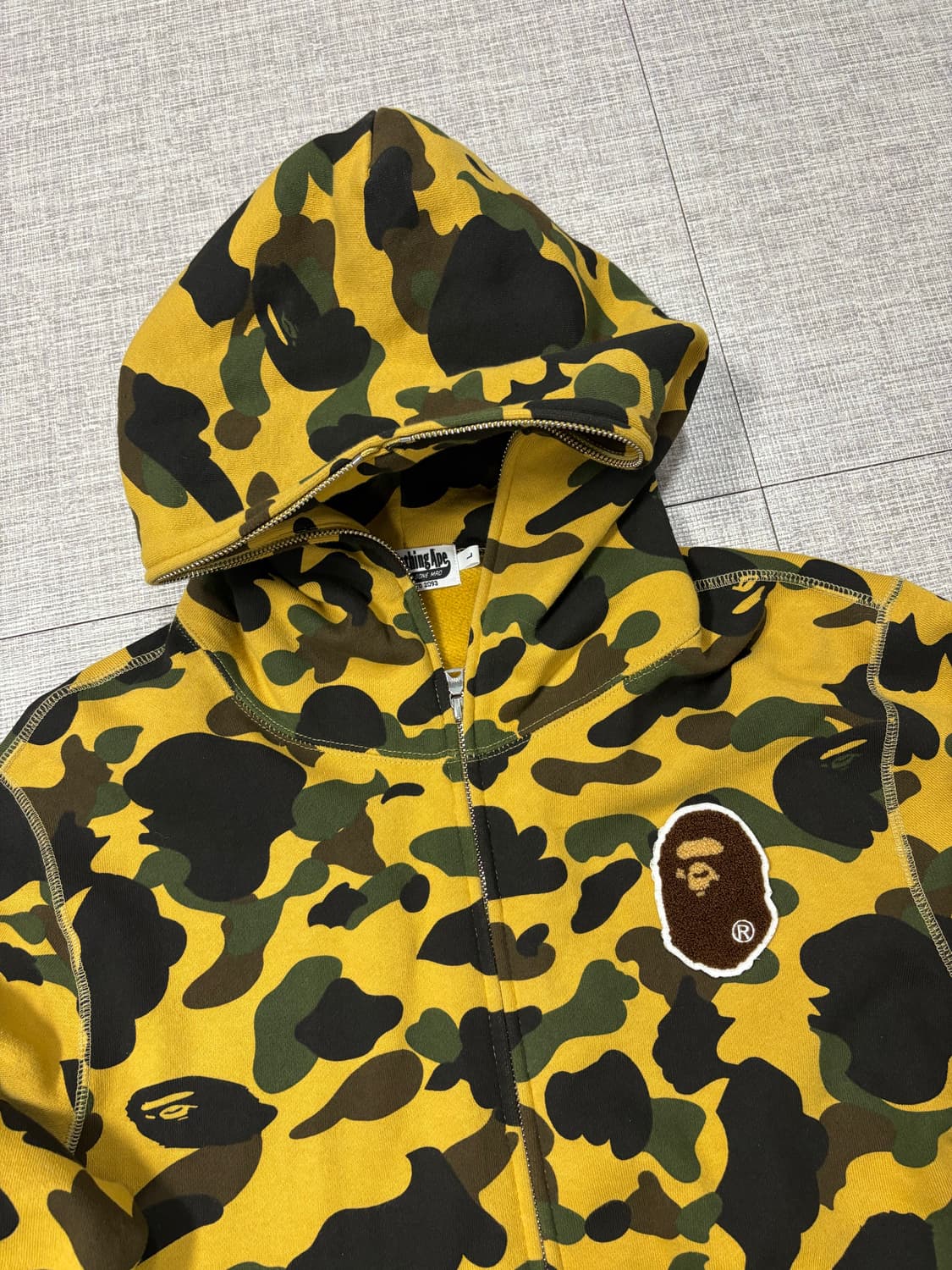 베이프 Bape 1st camo 황계 풀 집업 후드 상품이미지2