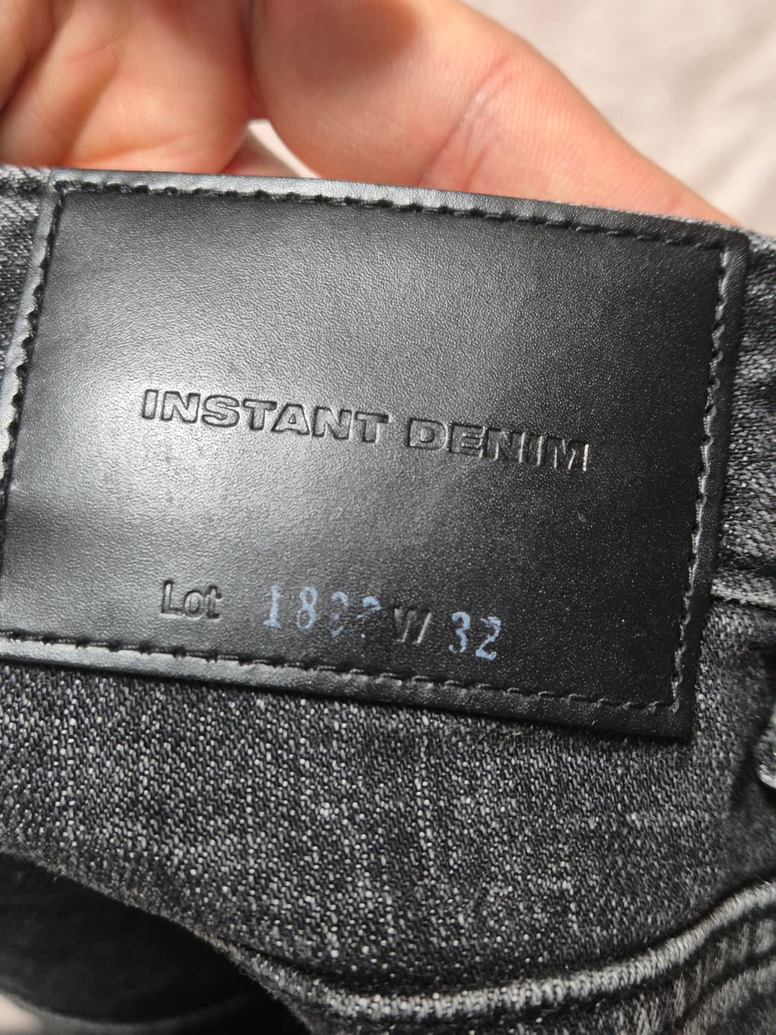 인스턴트데님 블랙진 32 상품이미지5