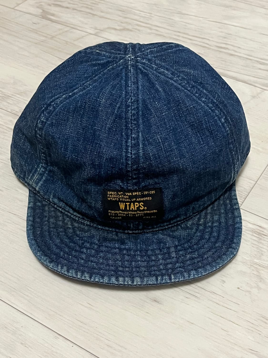 더블탭스 데님캡 상품이미지1