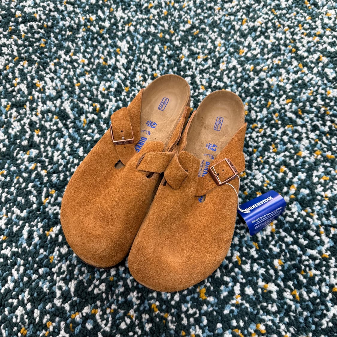 버켄 스탁 보스턴 뮬 슬리퍼 밍크 레귤러 상품이미지2