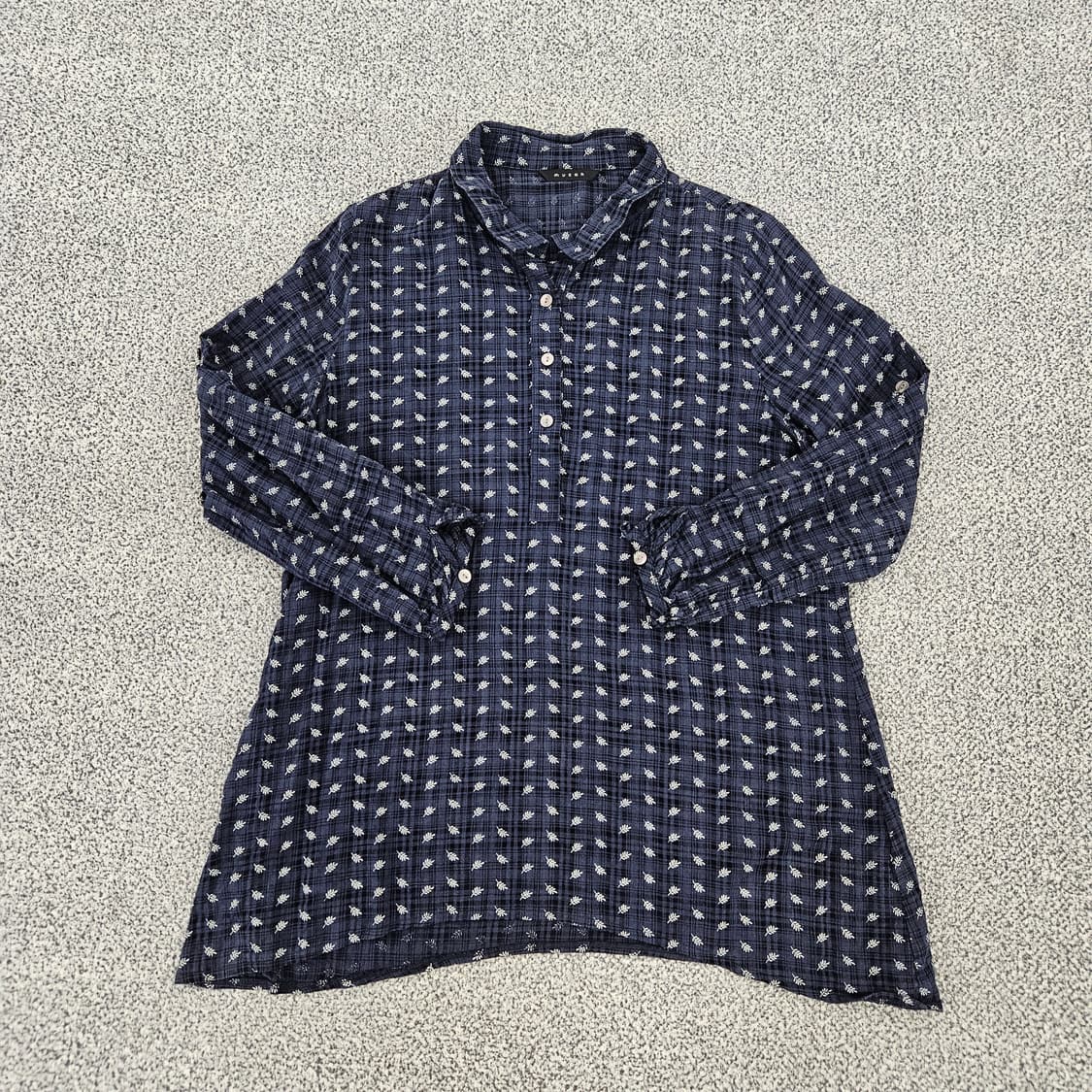 [F] 무자크 여성 잔꽃 블라우스 셔츠 남방 1103JM2 상품이미지1