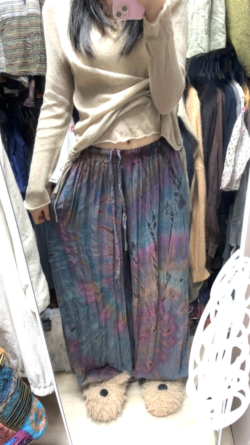 빈티지 타이다이 하렘 벌룬 팬츠 상품이미지2