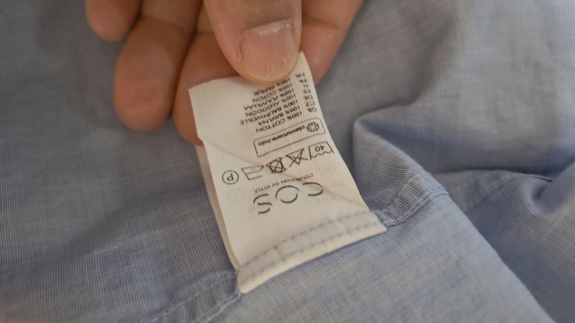 COS 남성 슬림핏 셔츠 EU37 상품이미지4