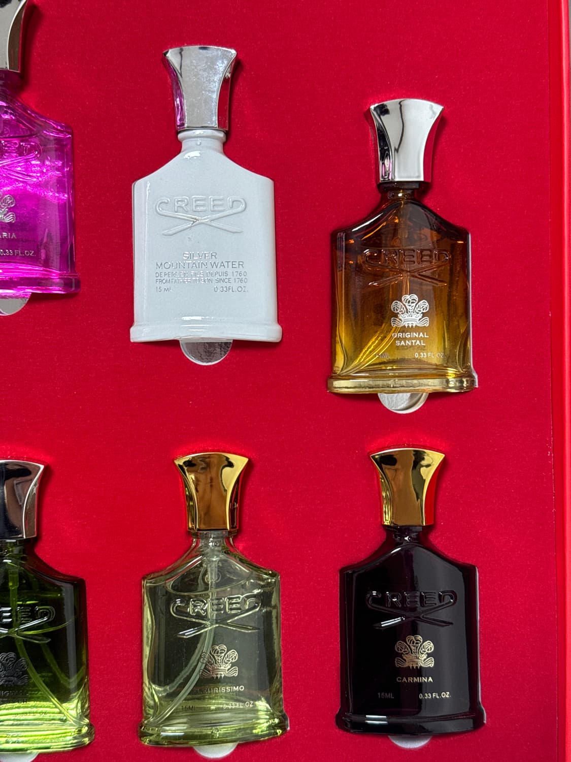 (새상품) 크리드 미니어처향수 15ml x 10개세트 레드에디션 상품이미지7