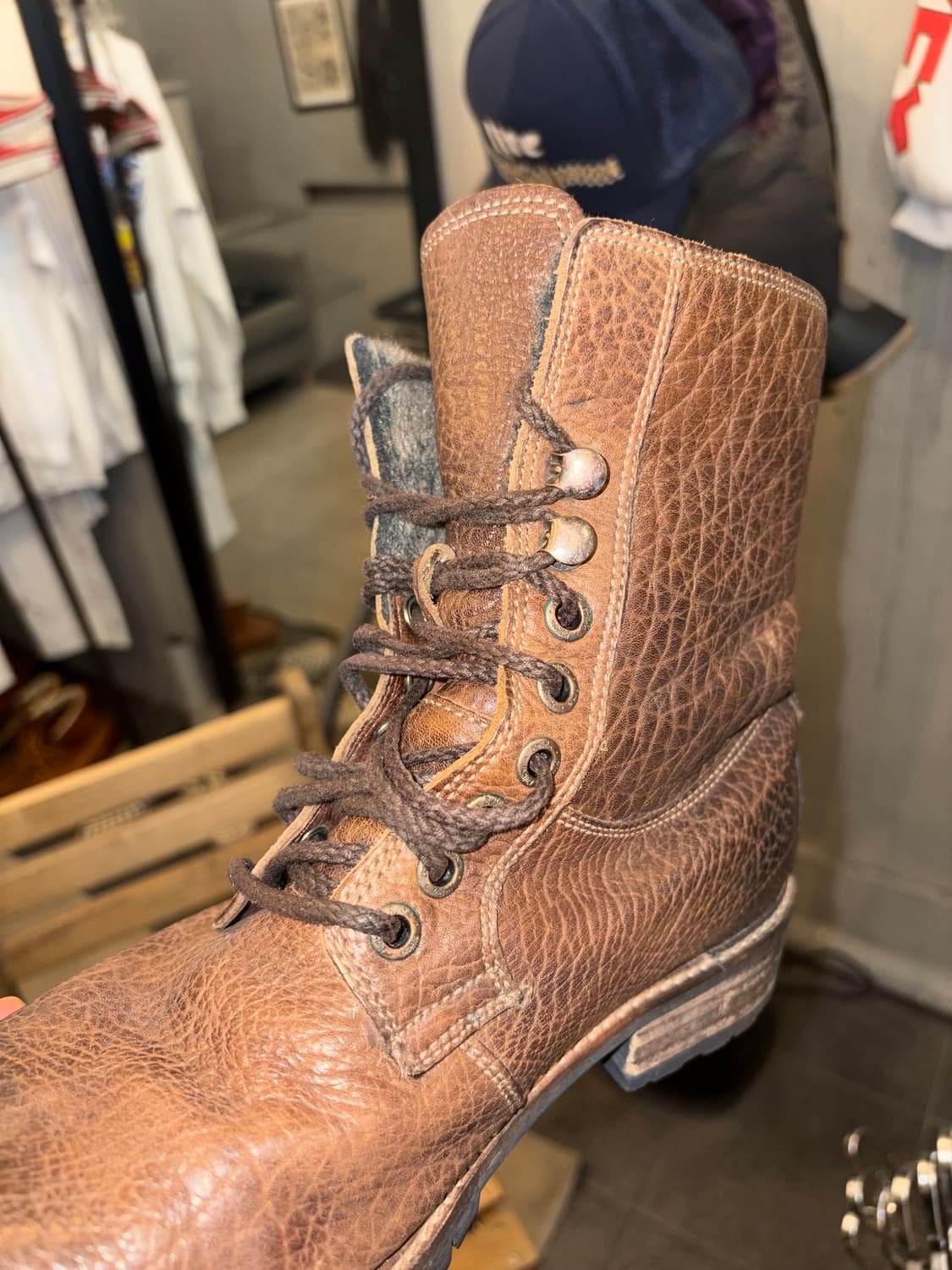 Buffalo leather aging service boots 상품이미지8