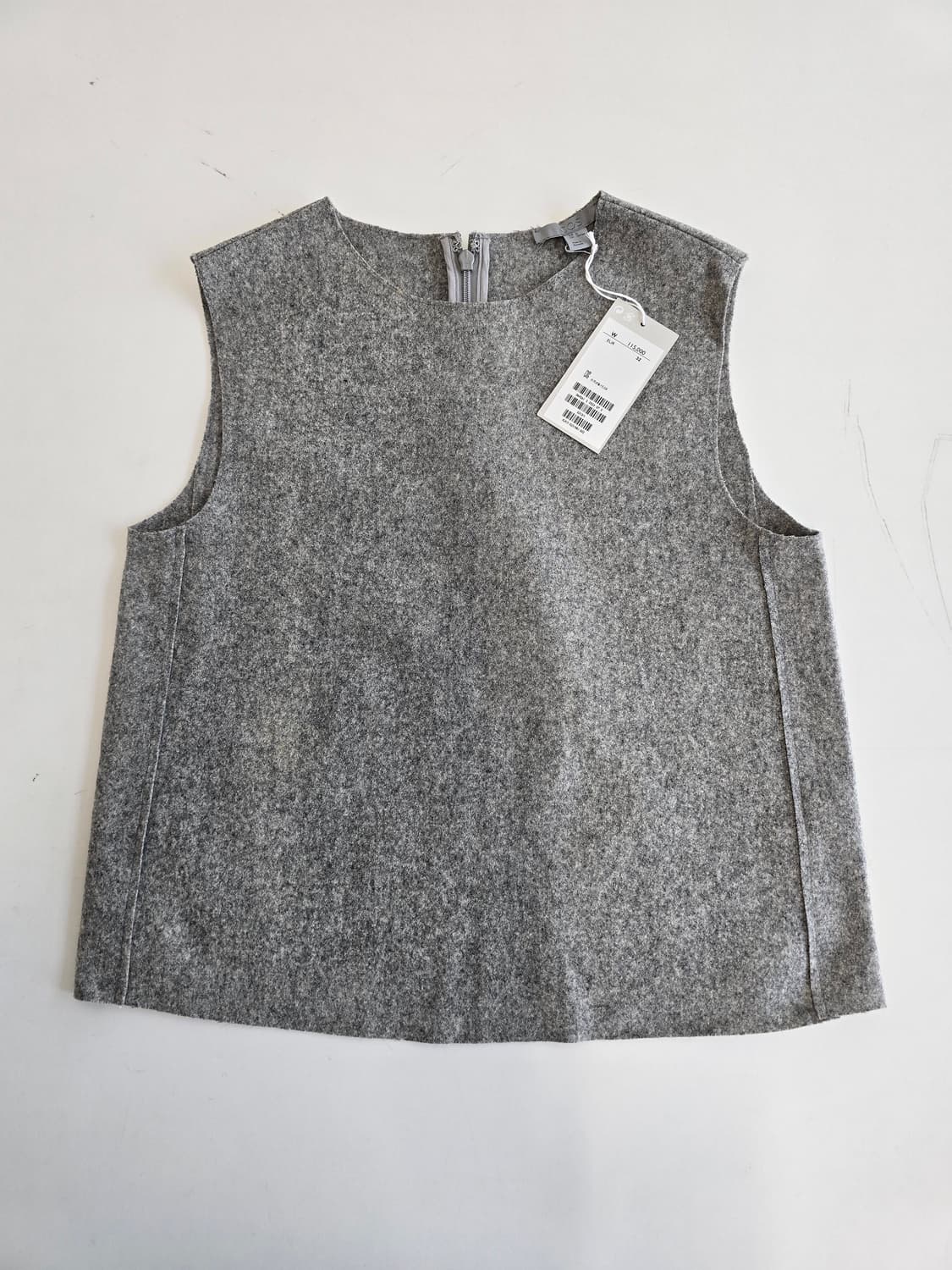 COS 코스 울 베스트 그레이 EUR32 상품이미지1