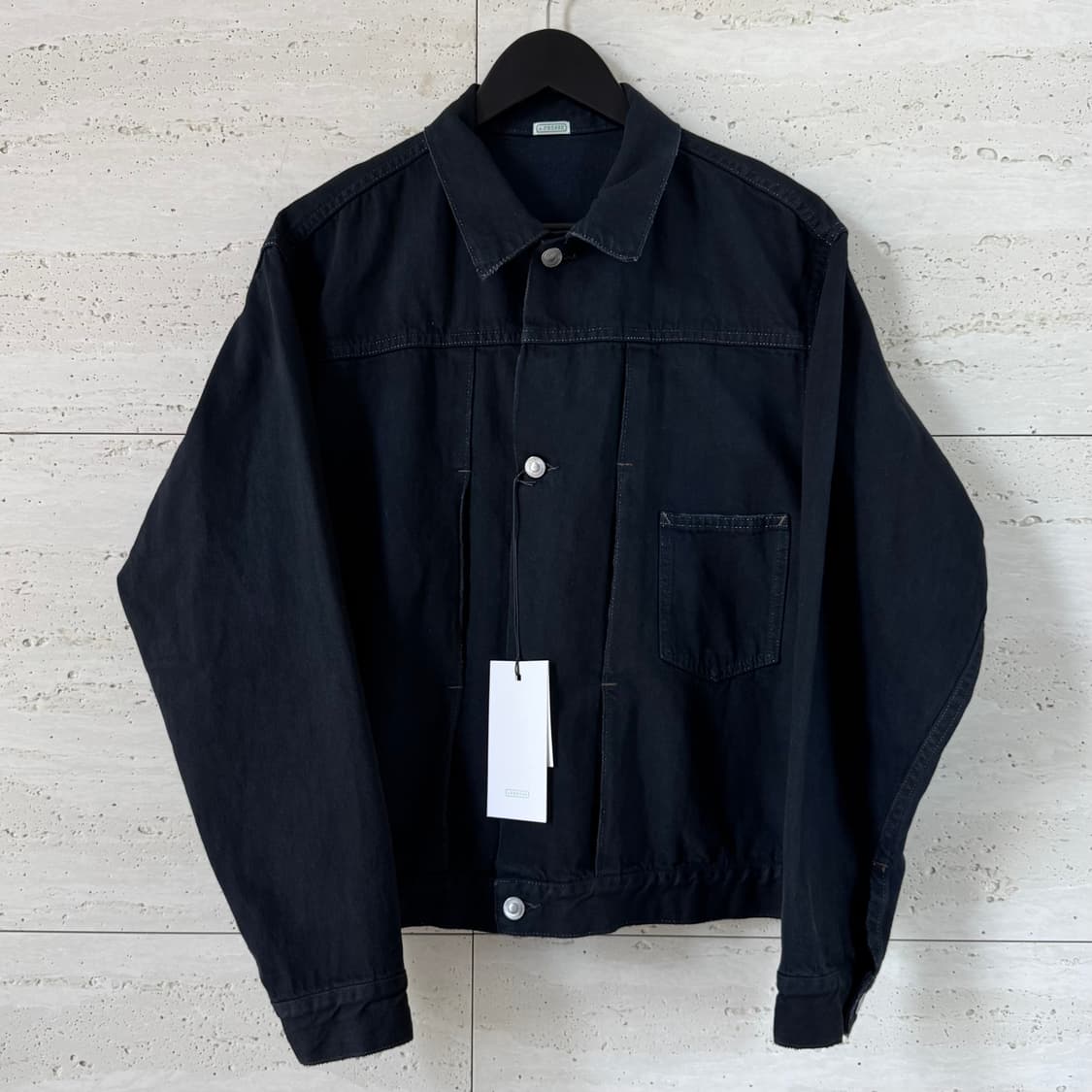 [46 새상품] 아프레쎄 26SS 빈티지 데님 자켓 상품이미지2