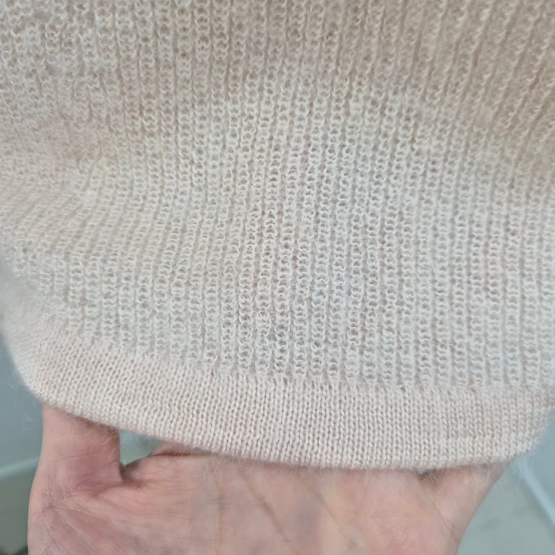 러블리핑크 비즈카라 울 실크 니트 상품이미지7