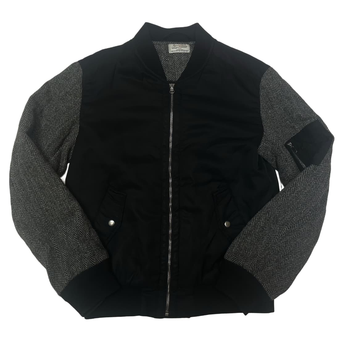 해리스트위드 블랙봄버자켓 95 상품이미지1