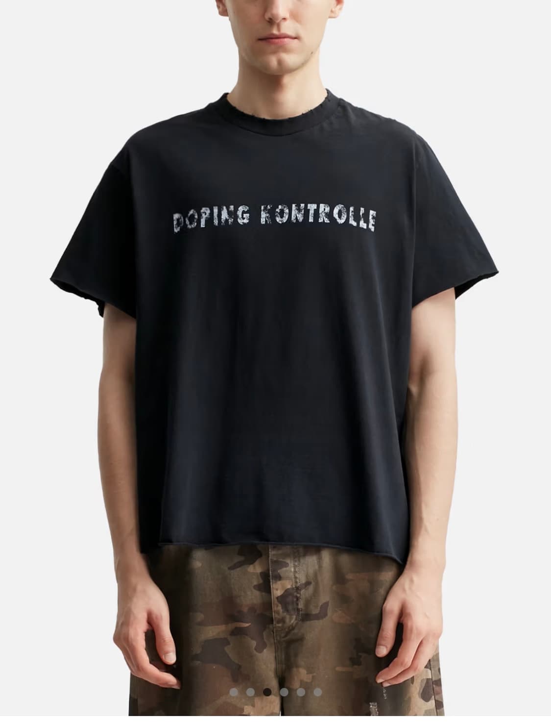 PIET Dopping Kontrolle Raw Edge T-Shirt 상품이미지4