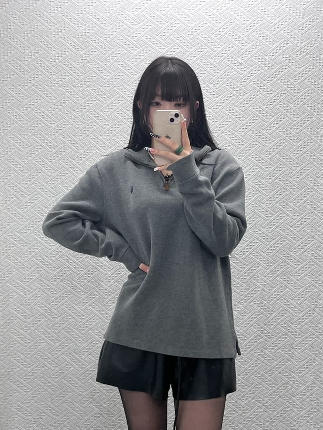 폴로 랄프로렌 모던 캐주얼 빈티지 반집업 니트 L C10136 상품이미지2