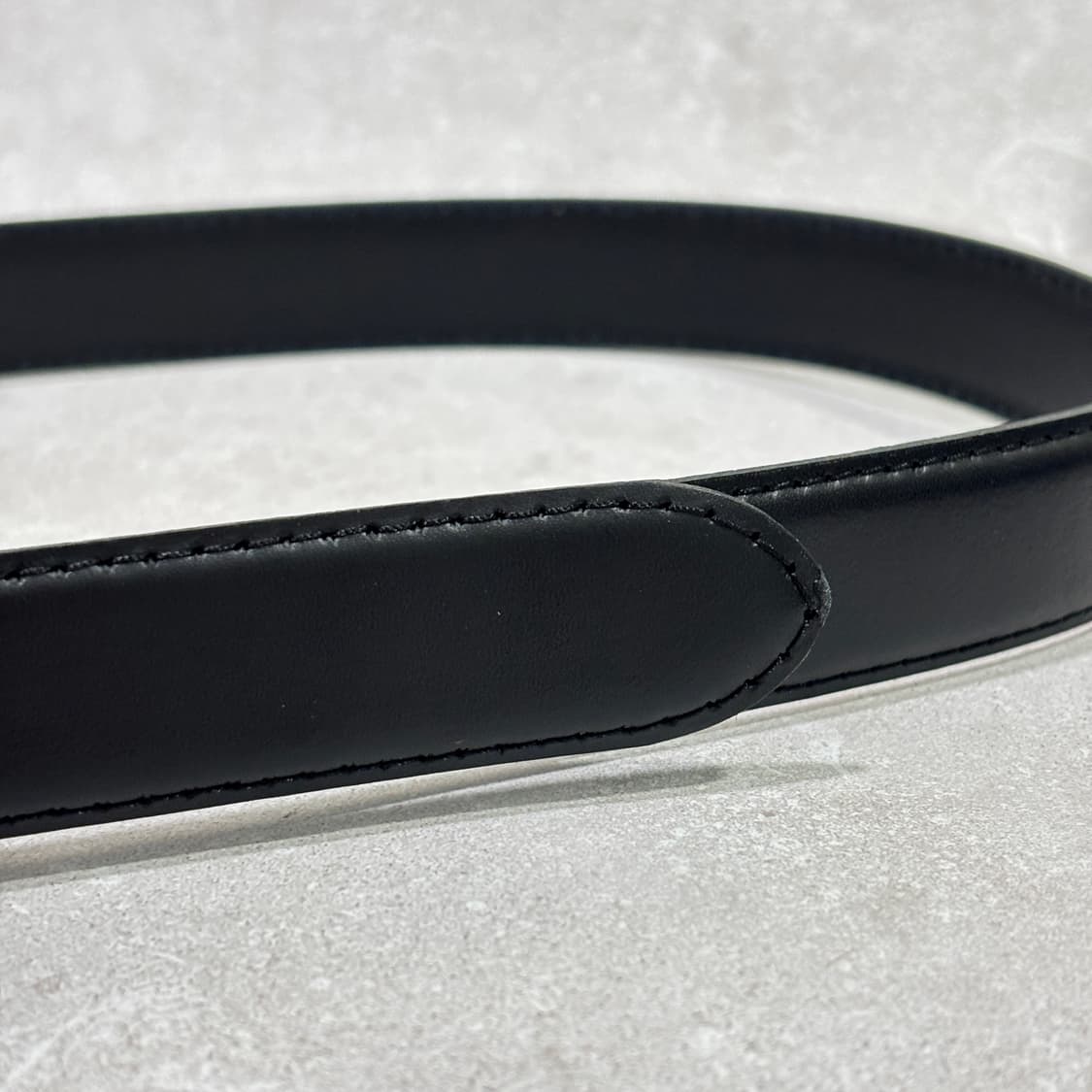 Oribell 새틴 골드 버클 이탈리아 소가죽 베이직 벨트 상품이미지8