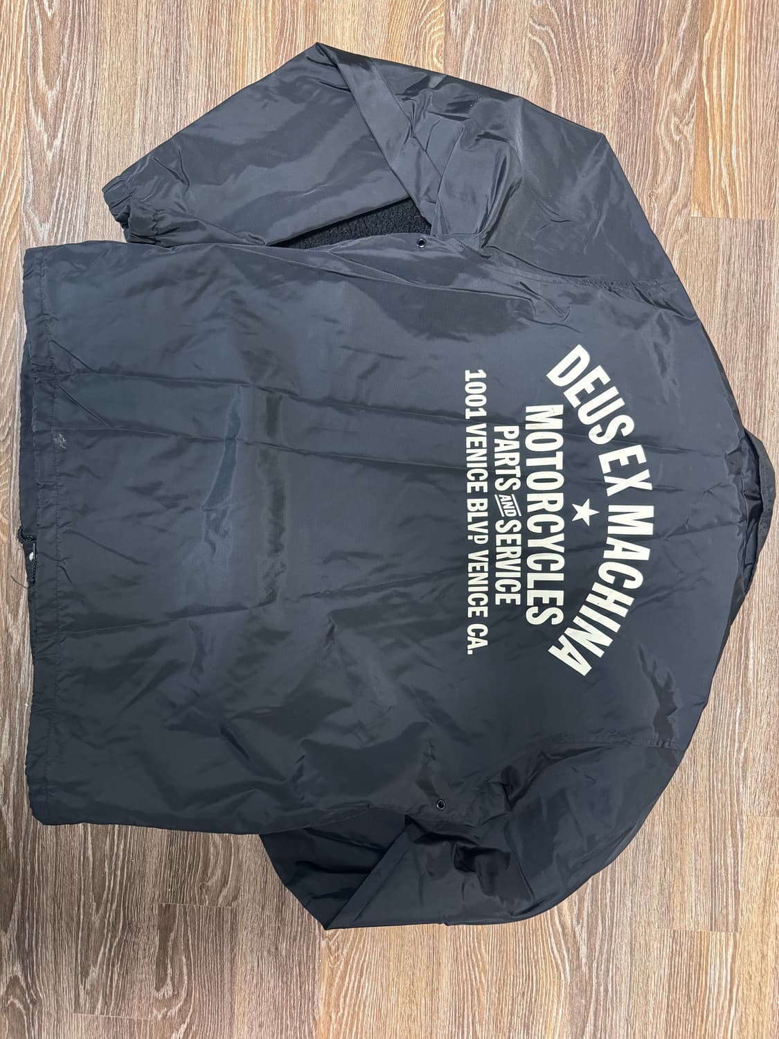 Deus Ex Machina Tokyo Coach Jacket Black 상품이미지2
